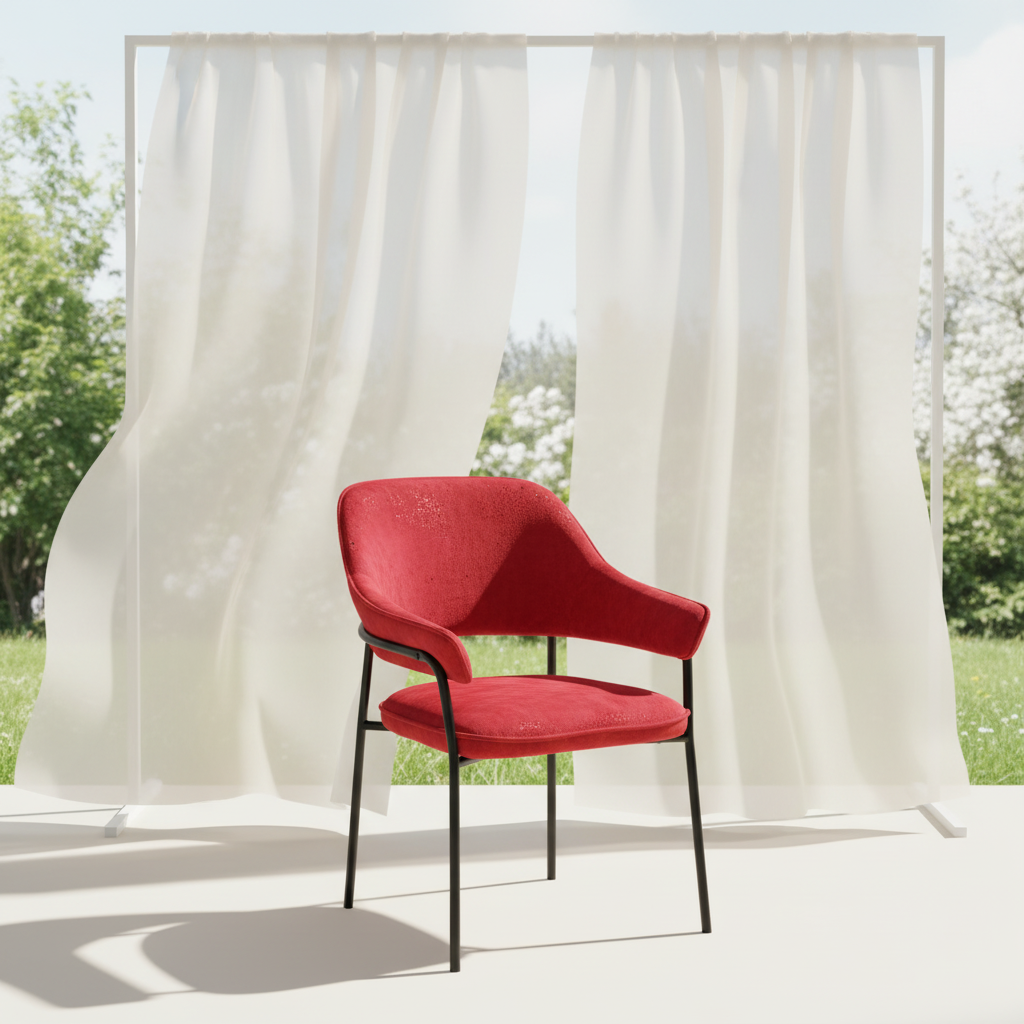 Ruby Minimalist Tub Chair - Image 3