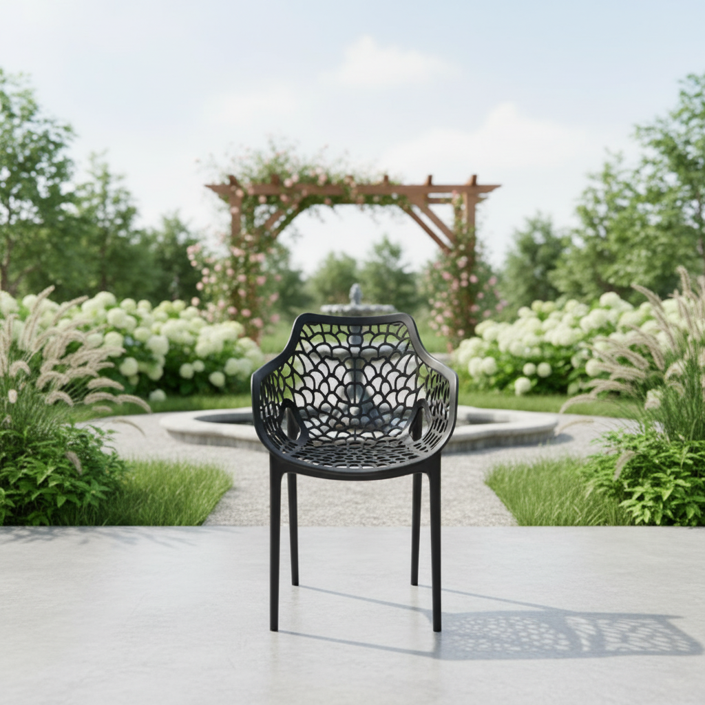 Riva Slatted Terrace Chair - Image 4