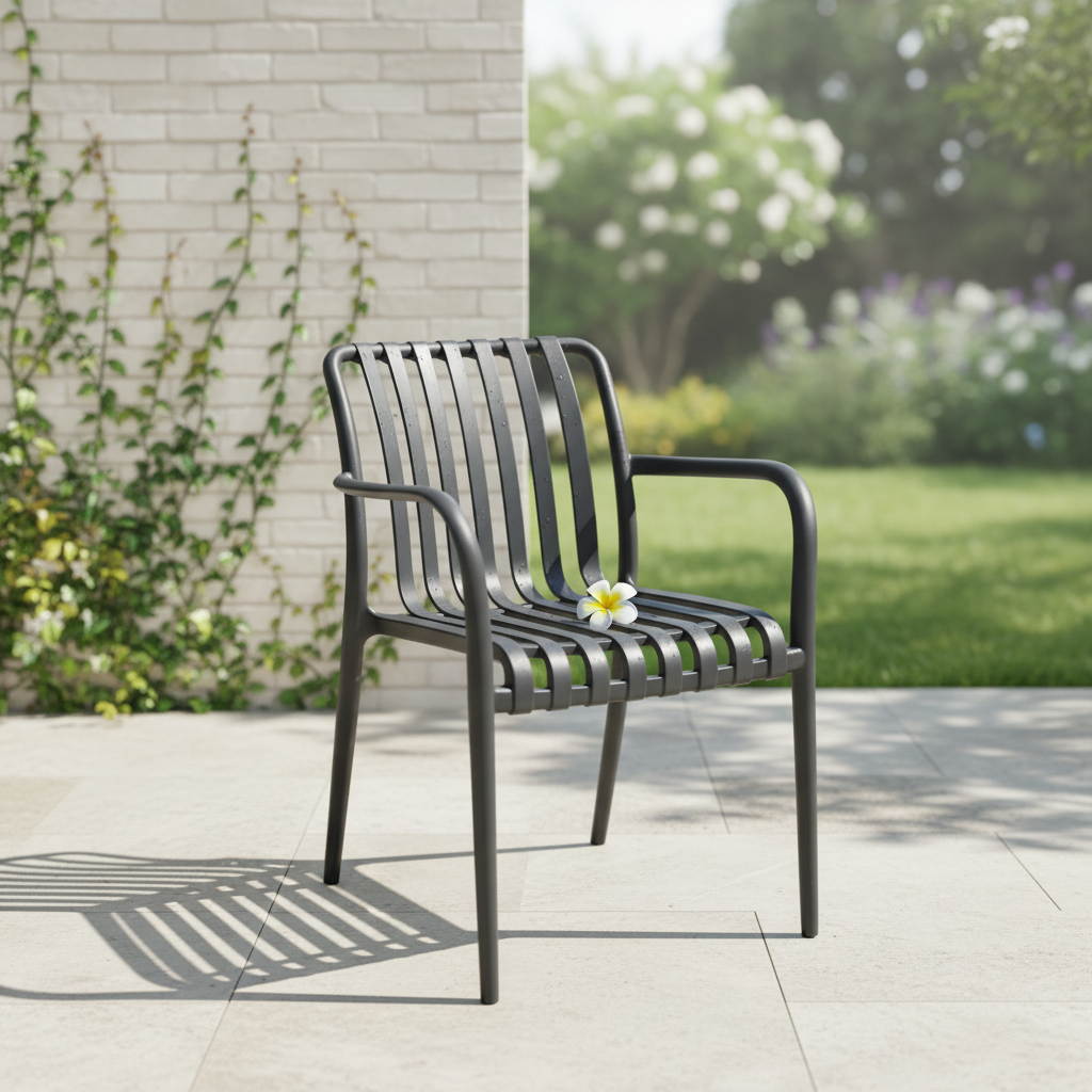 Riva Slatted Terrace Chair - Image 2