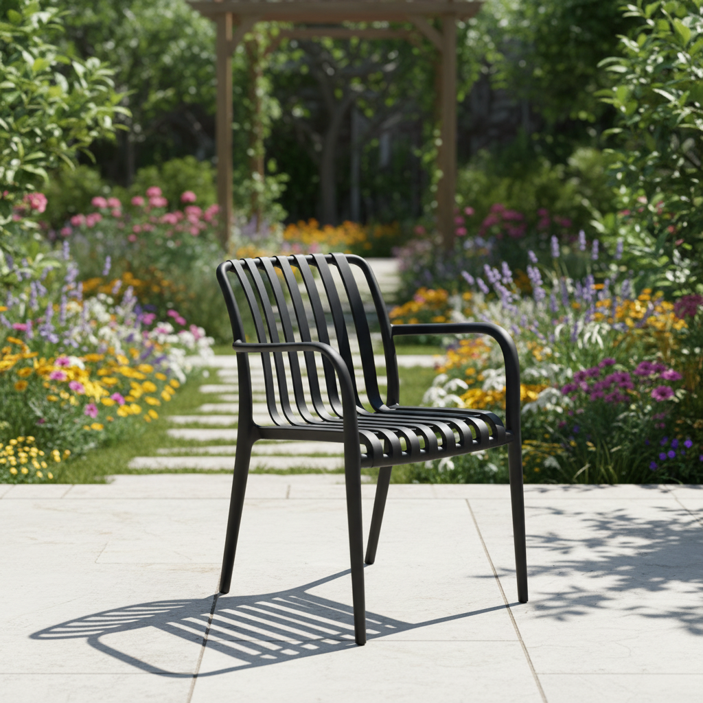 Riva Slatted Terrace Chair - Image 3