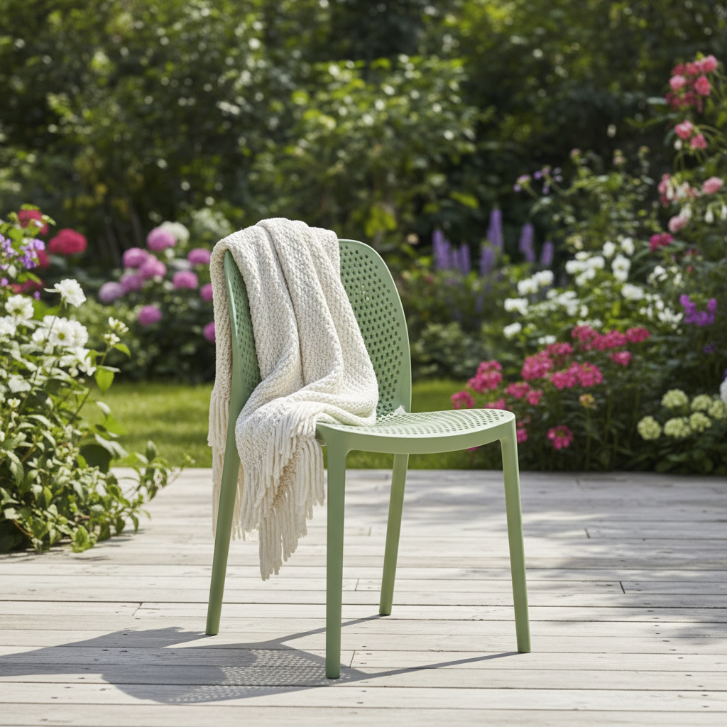 Willow Perforated Bistro Chair - Image 2