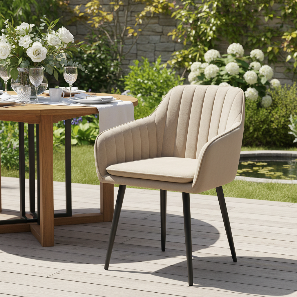 Siena Fluted Armchair - Image 4