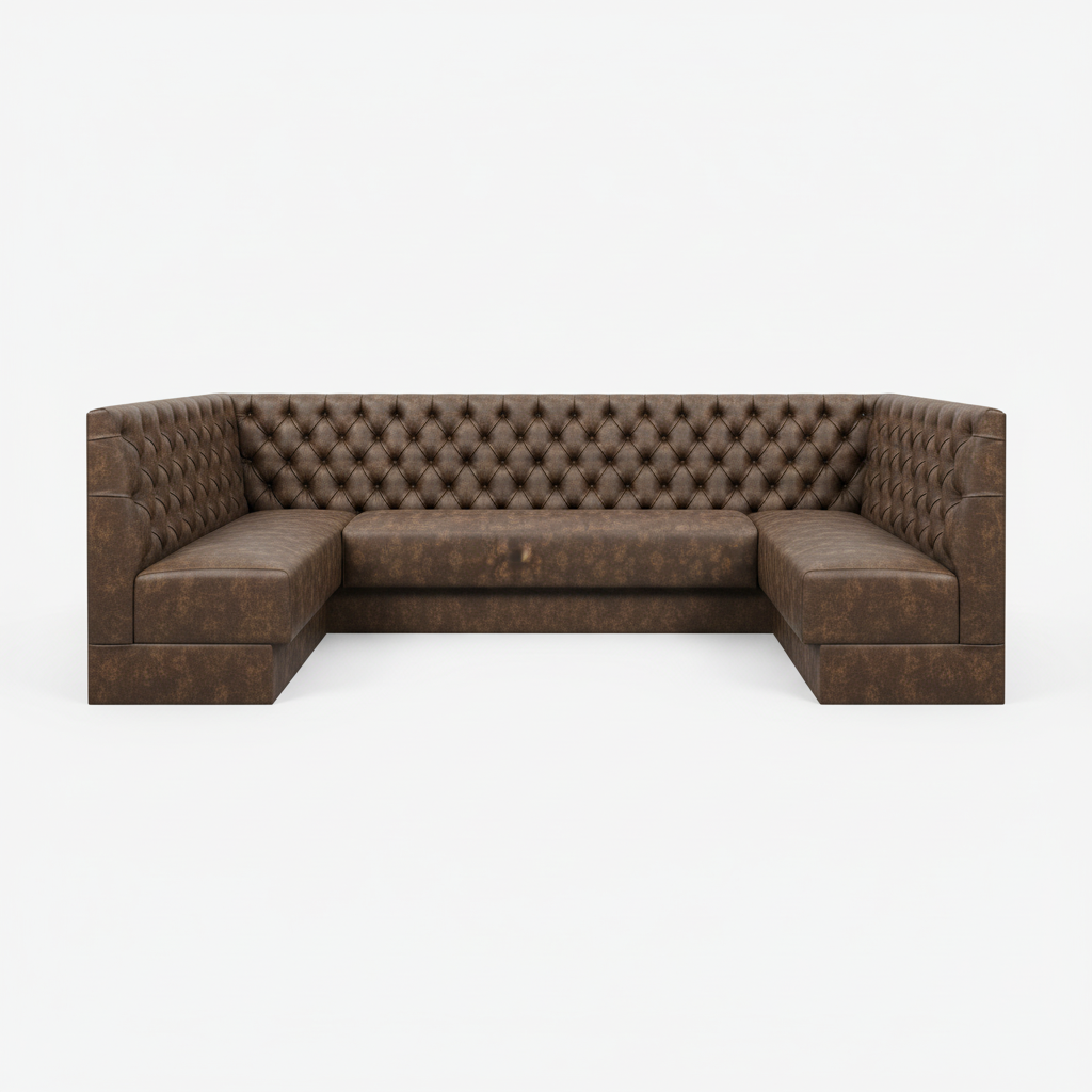 Knightsbridge Deep-Buttoned Booth Seating - Image 3