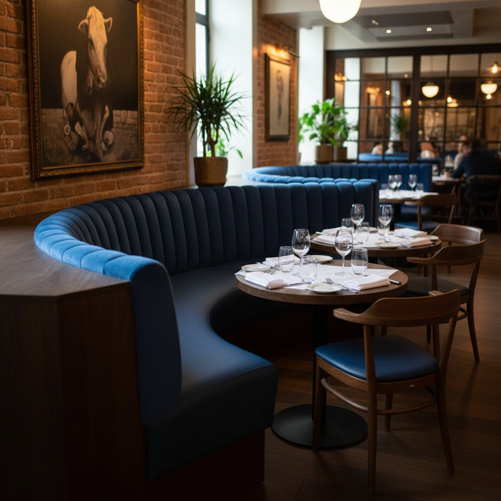 Sterling Chevron Booth Seating - Image 4