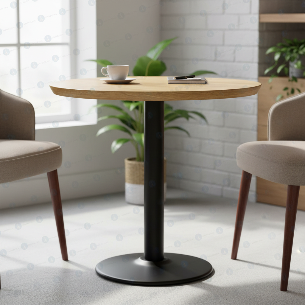 Atlas Circular Pedestal Table Base - Image 4