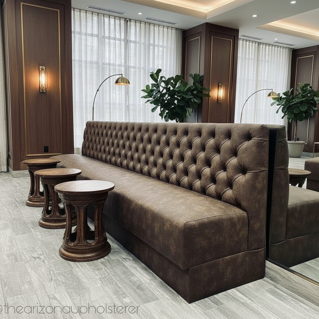 Knightsbridge Deep-Buttoned Booth Seating - Image 4