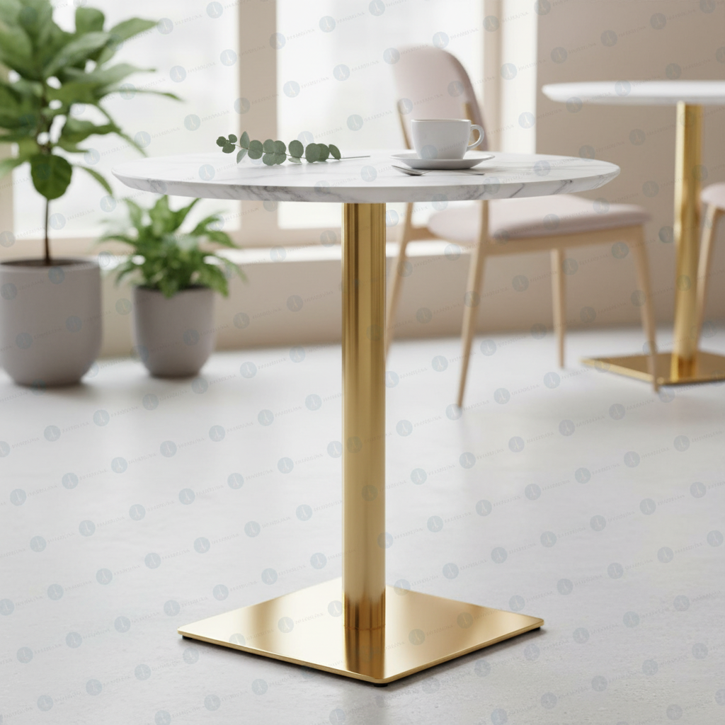 Regent Polished Gold Table Base - Image 3