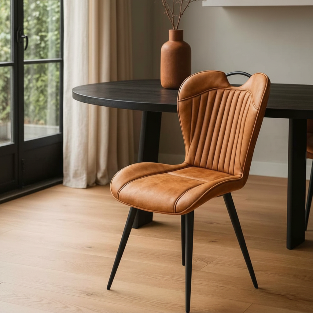 Archer Sculptural Dining Chair - Image 4