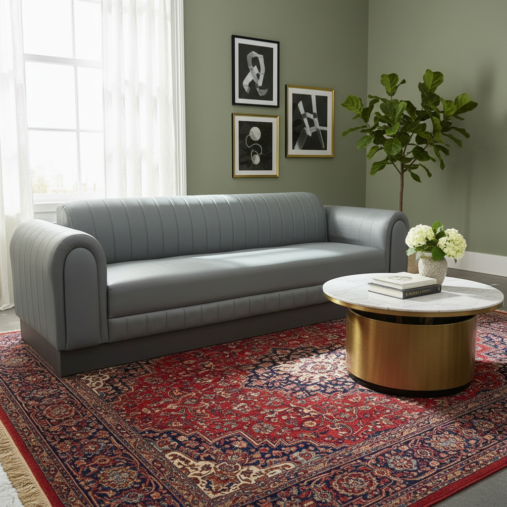 Camden Fluted Plinth Sofa - Image 4