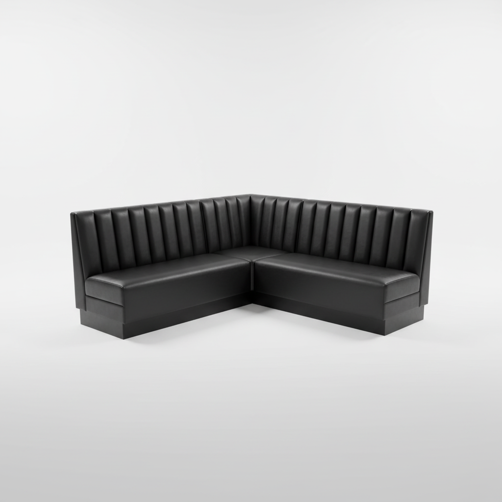 Soho Noir Fluted Booth Seating - Image 2
