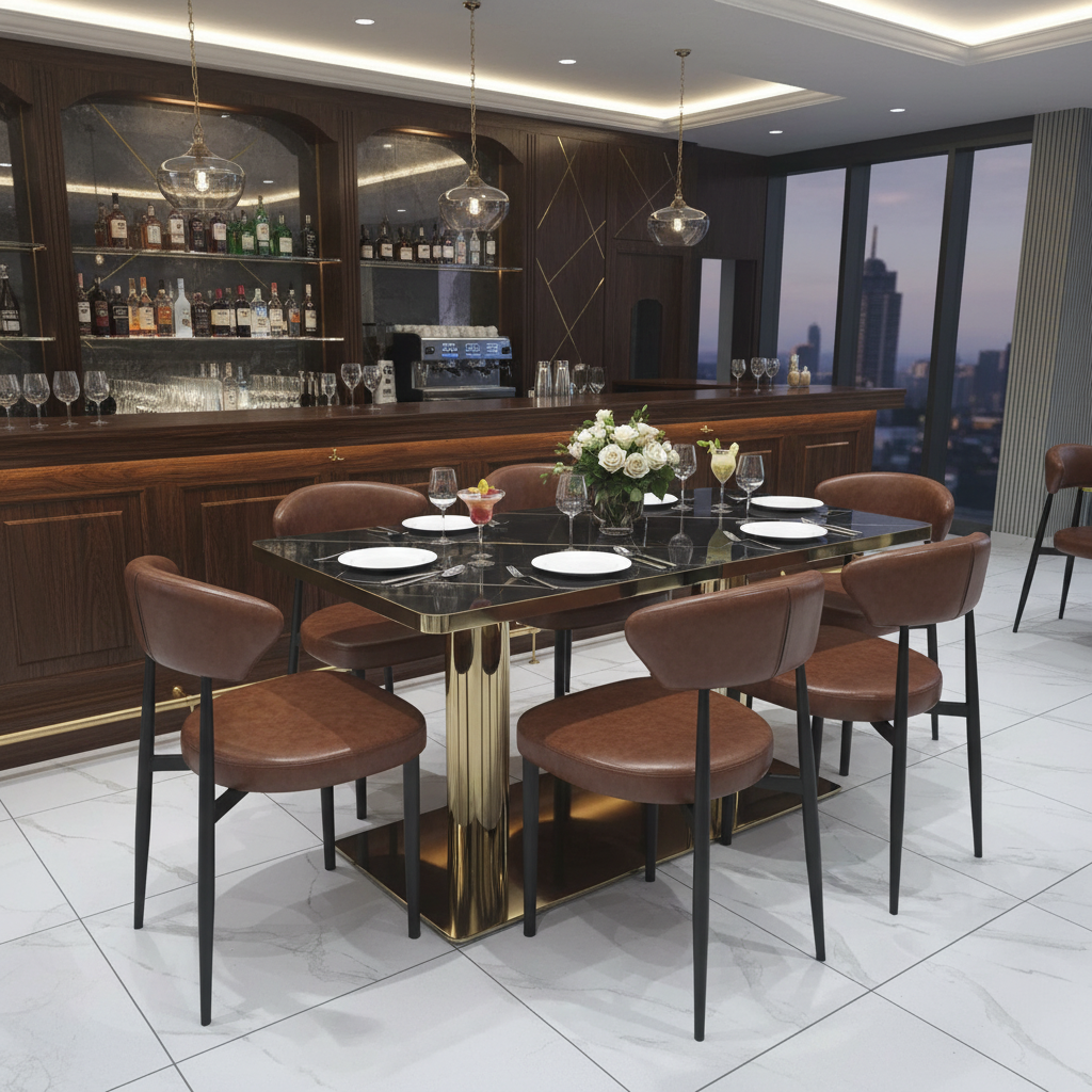 Aurelian Noir Dining Table - Image 4