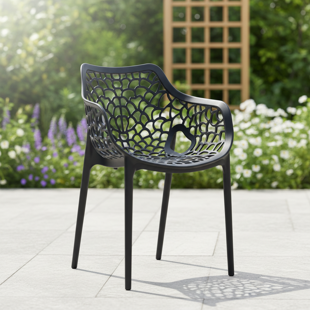 Coral Sculptural Terrace Chair - Image 3