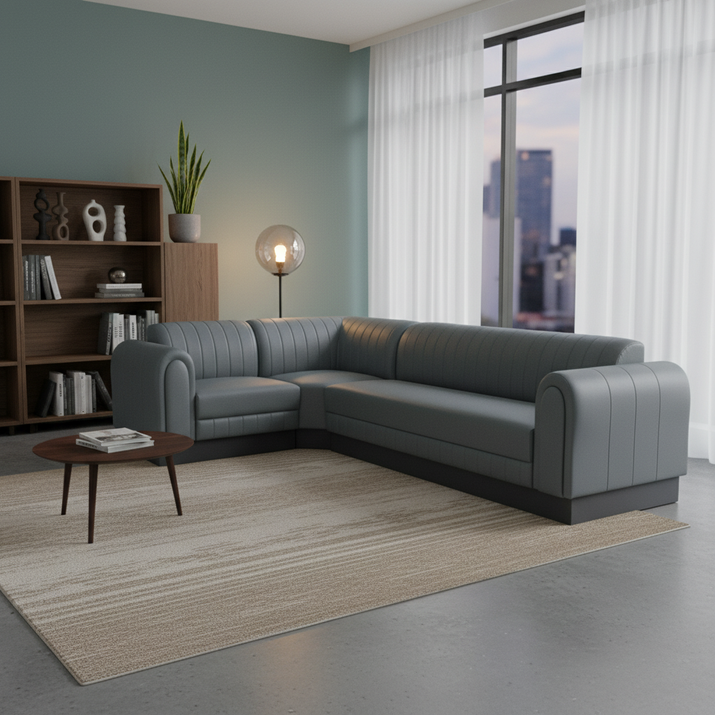 Camden Fluted Sectional Sofa - Image 2