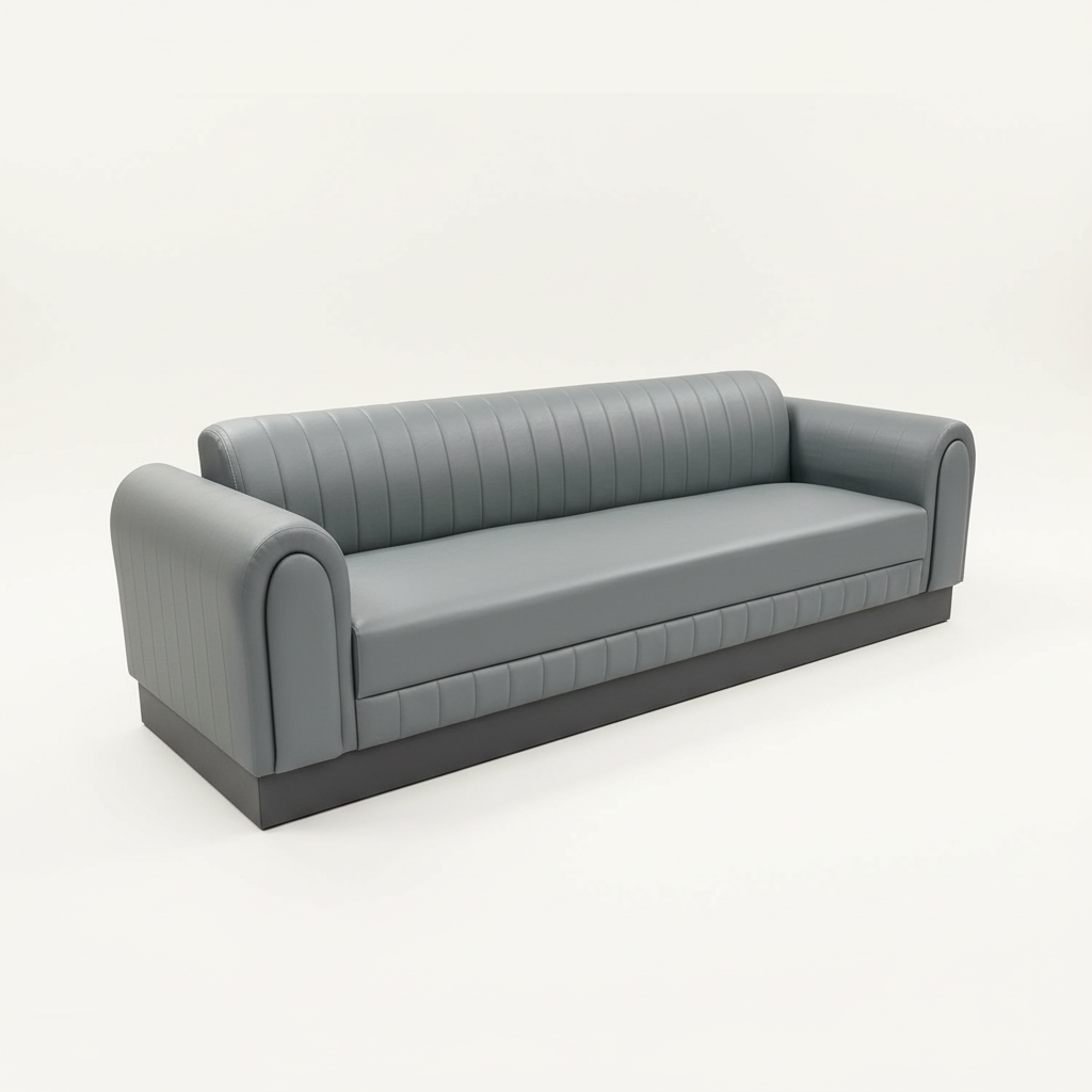 Camden Fluted Plinth Sofa - Image 2