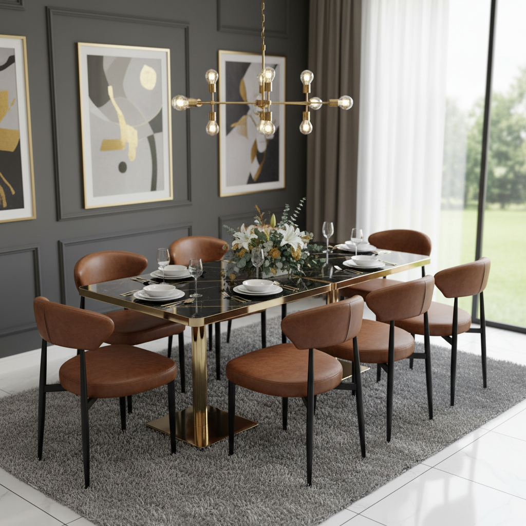Aurelian Noir Dining Table - Image 3